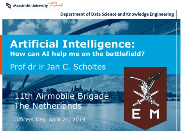 AI on the battlefield